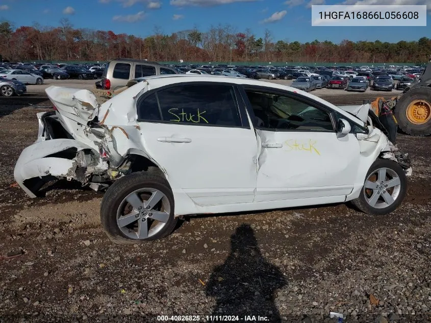 2006 Honda Civic Ex VIN: 1HGFA16866L056608 Lot: 40826825