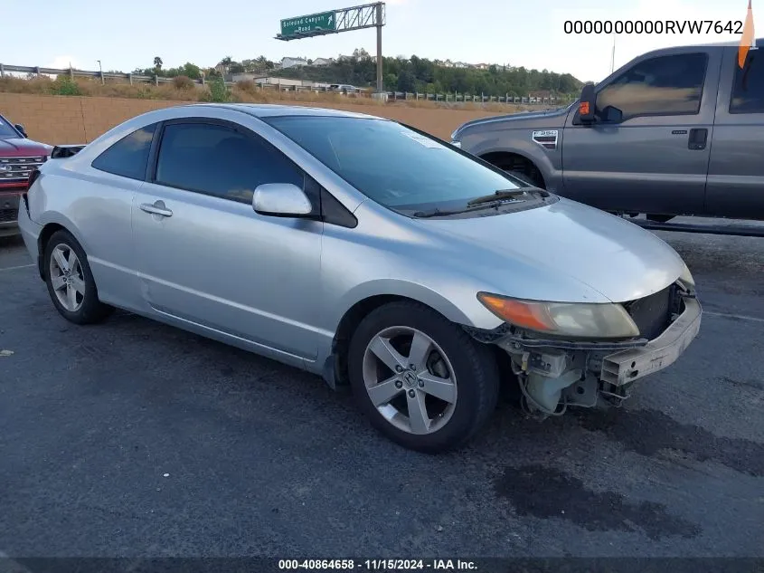 2006 Honda Civic Ex VIN: 0000000000RVW7642 Lot: 40864658