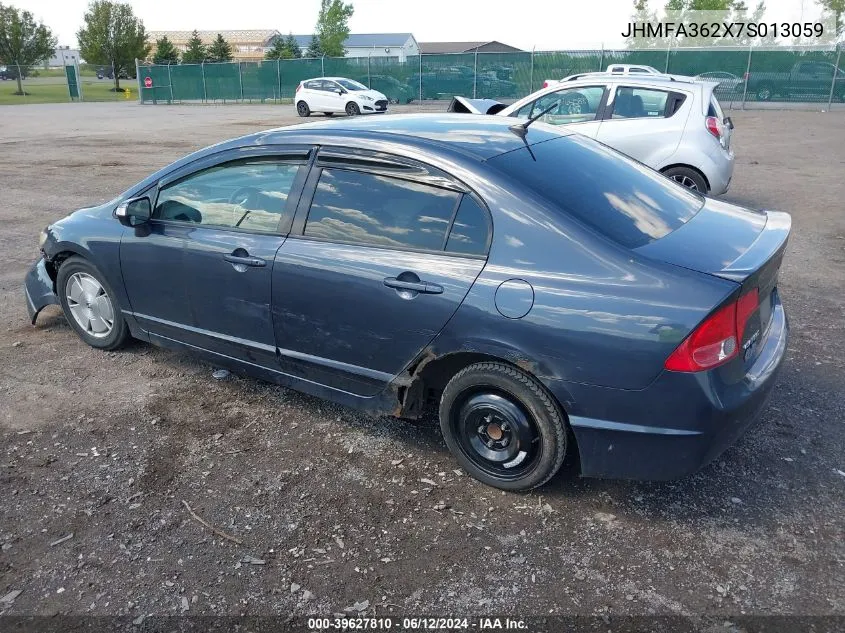 JHMFA362X7S013059 2007 Honda Civic Hybrid