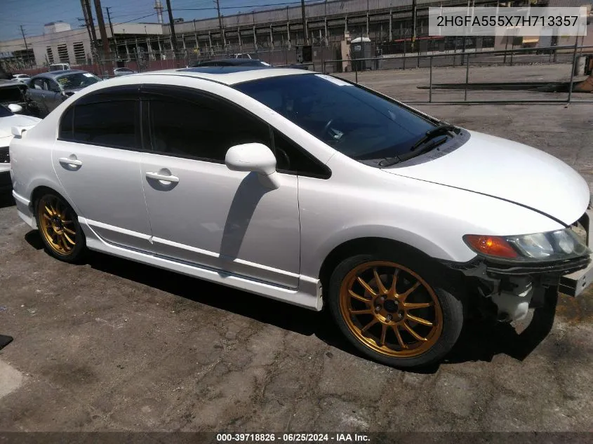 2HGFA555X7H713357 2007 Honda Civic Si