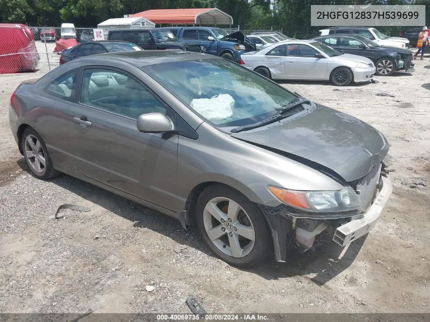 2HGFG12837H539699 2007 Honda Civic Ex