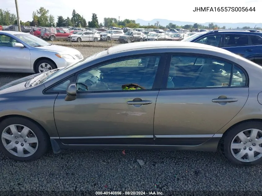 JHMFA16557S005644 2007 Honda Civic Lx