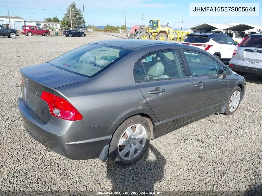 JHMFA16557S005644 2007 Honda Civic Lx