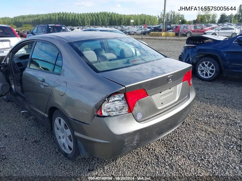 JHMFA16557S005644 2007 Honda Civic Lx