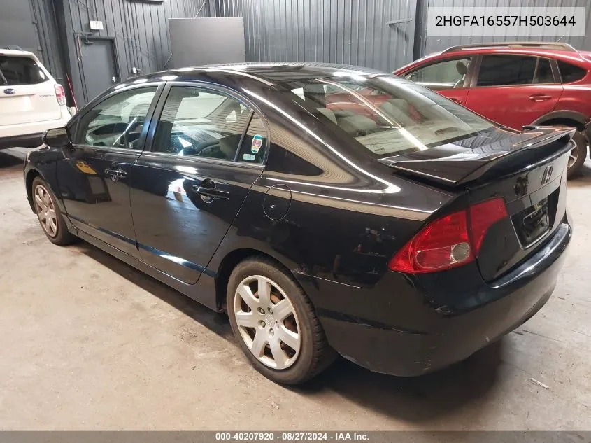 2HGFA16557H503644 2007 Honda Civic Lx