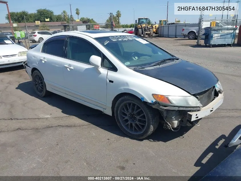 2HGFA16847H305454 2007 Honda Civic Ex