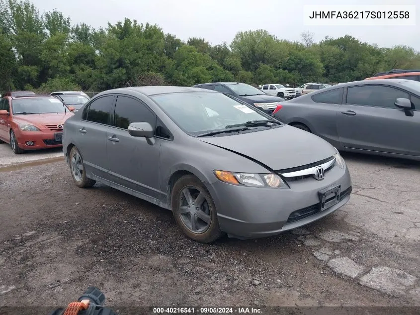 JHMFA36217S012558 2007 Honda Civic Hybrid Hybrid