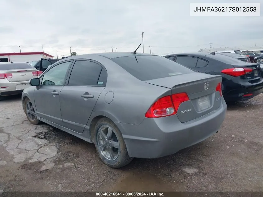 JHMFA36217S012558 2007 Honda Civic Hybrid Hybrid