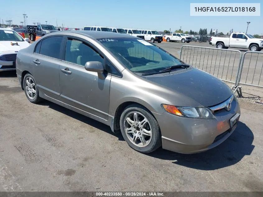 1HGFA16527L018168 2007 Honda Civic Lx