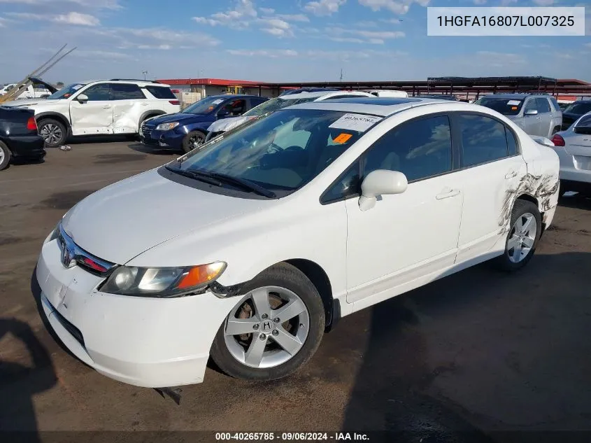 1HGFA16807L007325 2007 Honda Civic Ex