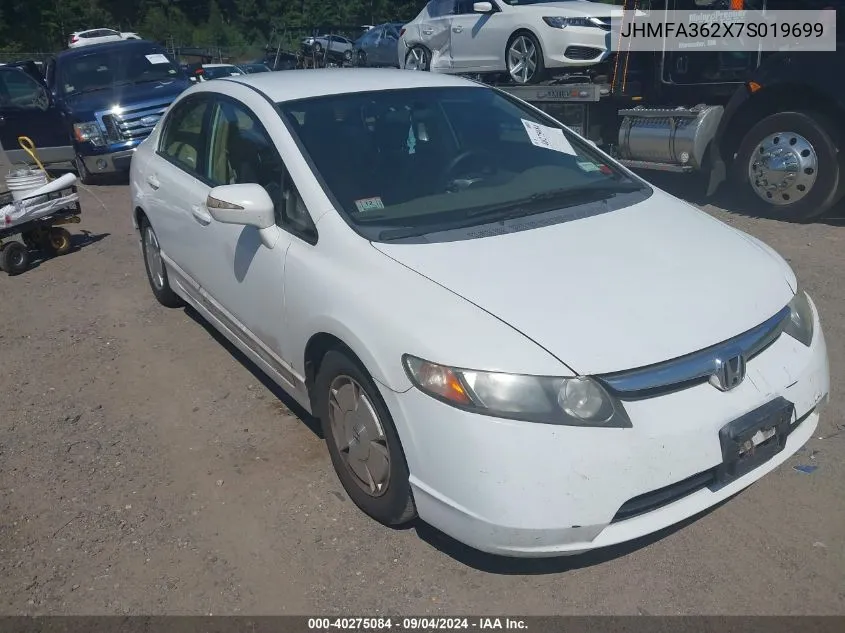 JHMFA362X7S019699 2007 Honda Civic Hybrid