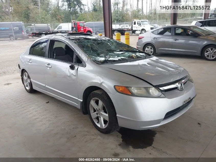 1HGFA16847L125572 2007 Honda Civic Ex