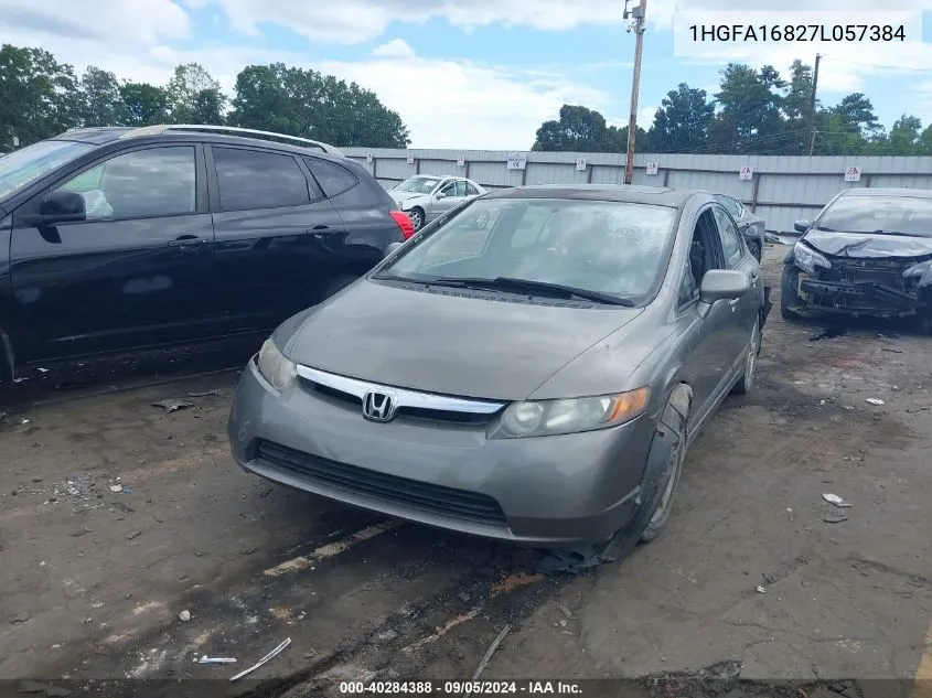 1HGFA16827L057384 2007 Honda Civic Ex