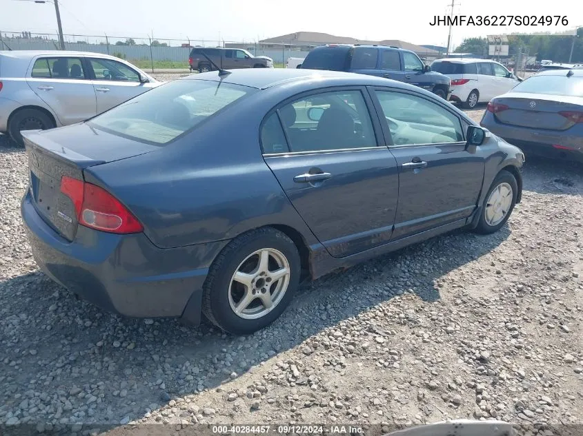 JHMFA36227S024976 2007 Honda Civic Hybrid