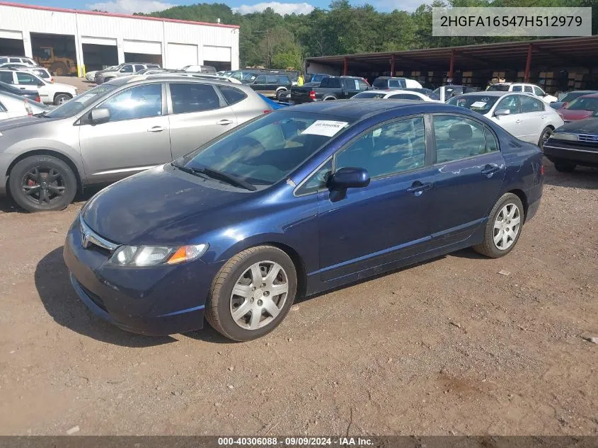 2HGFA16547H512979 2007 Honda Civic Lx