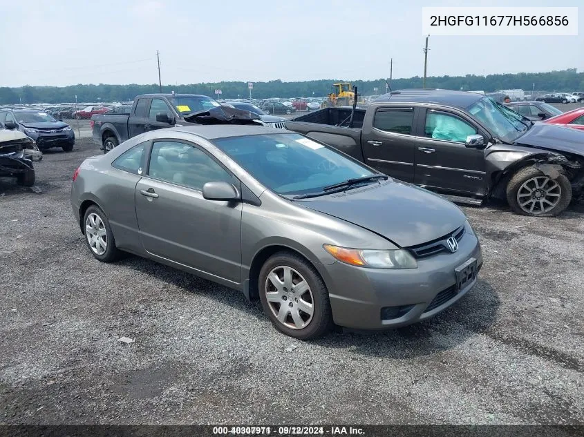 2007 Honda Civic Lx VIN: 2HGFG11677H566856 Lot: 40307971