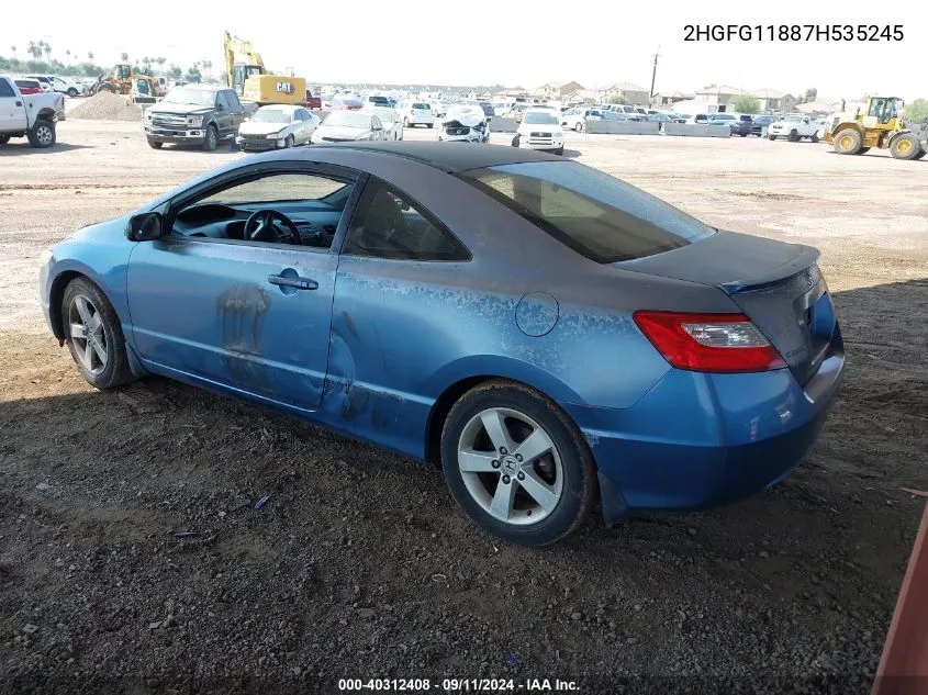 2HGFG11887H535245 2007 Honda Civic Ex