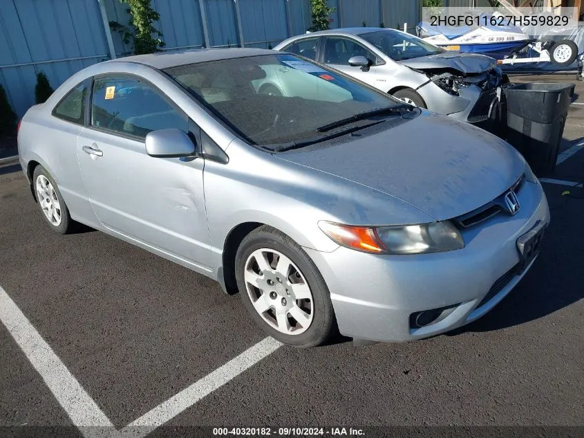 2HGFG11627H559829 2007 Honda Civic Lx