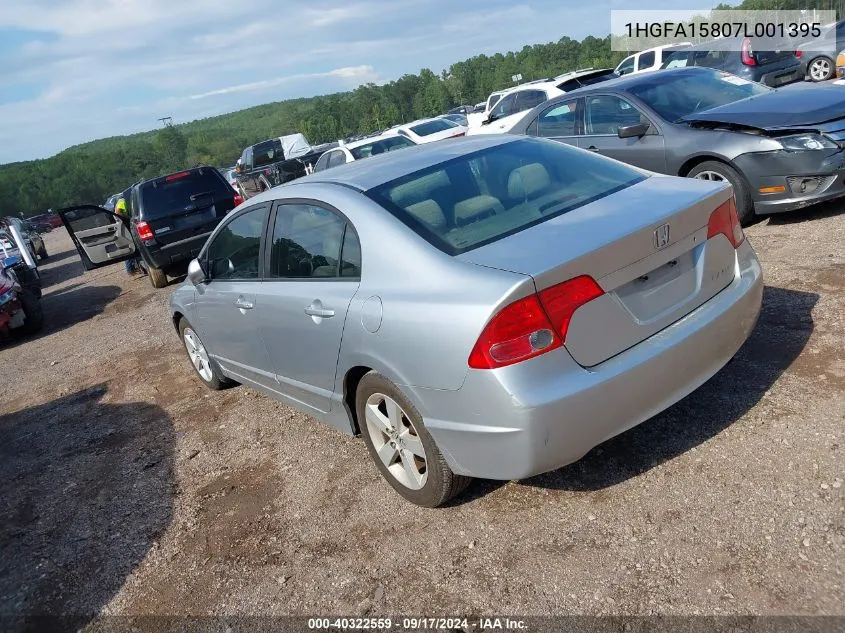 1HGFA15807L001395 2007 Honda Civic Ex