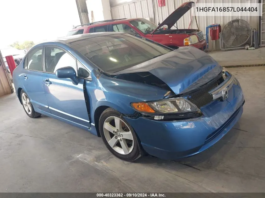 2007 Honda Civic Ex VIN: 1HGFA16857L044404 Lot: 40323362