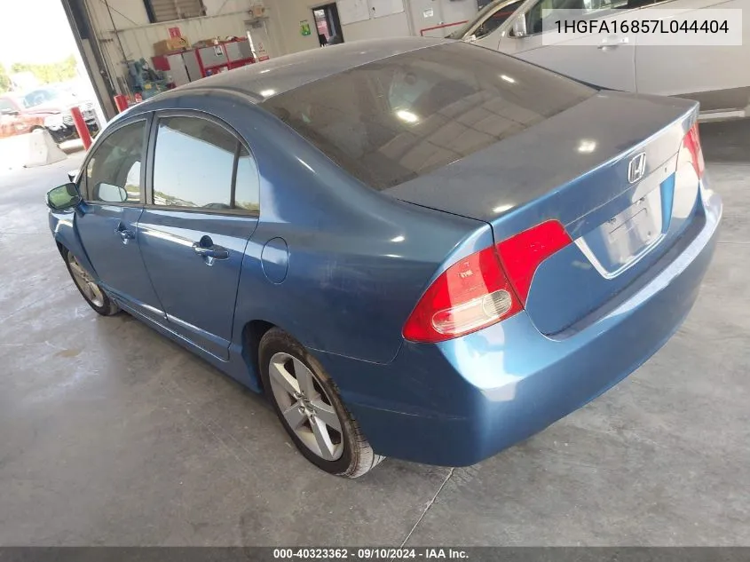 1HGFA16857L044404 2007 Honda Civic Ex