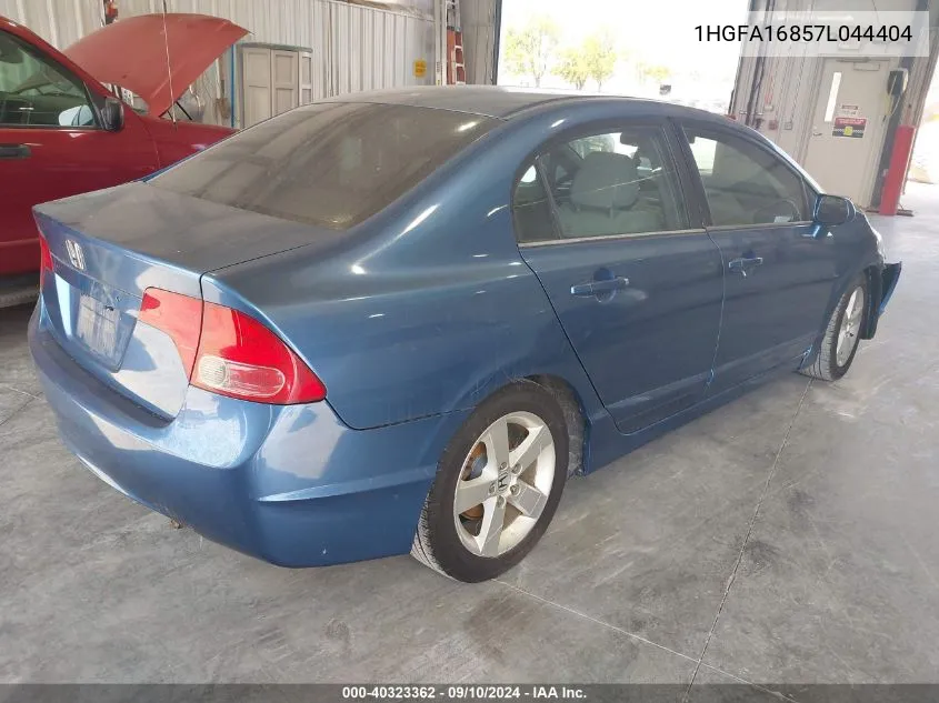 1HGFA16857L044404 2007 Honda Civic Ex