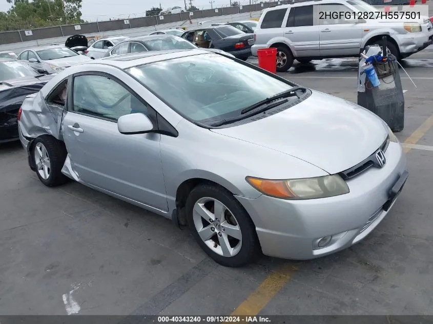 2HGFG12827H557501 2007 Honda Civic Ex