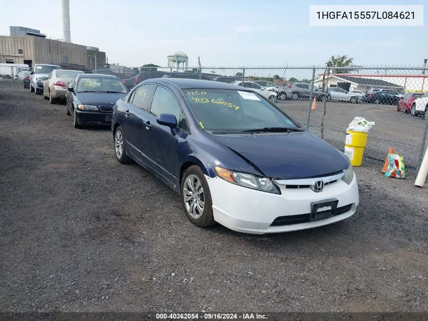 1HGFA15557L084621 2007 Honda Civic Lx