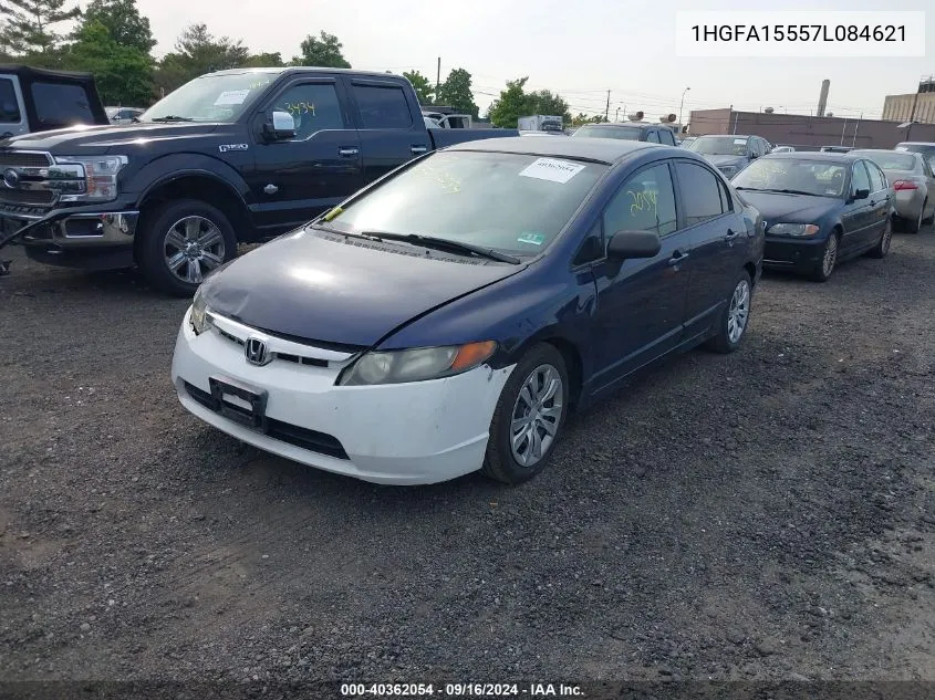 1HGFA15557L084621 2007 Honda Civic Lx