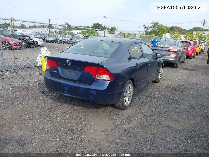 1HGFA15557L084621 2007 Honda Civic Lx