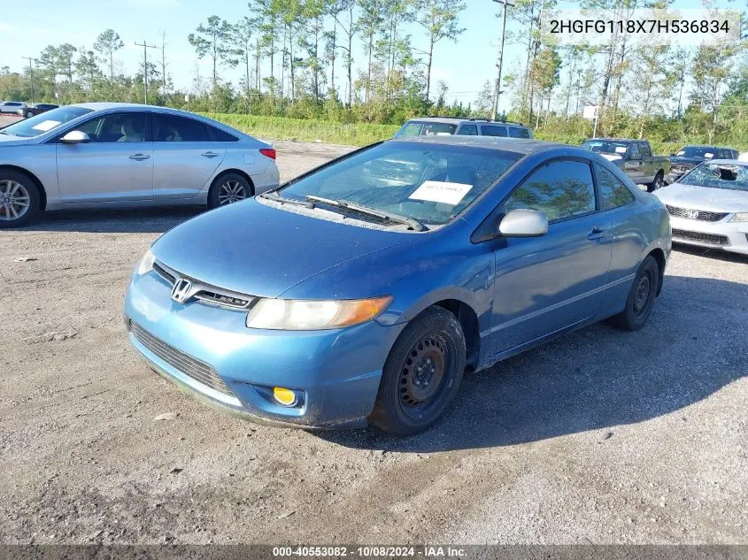 2HGFG118X7H536834 2007 Honda Civic Ex