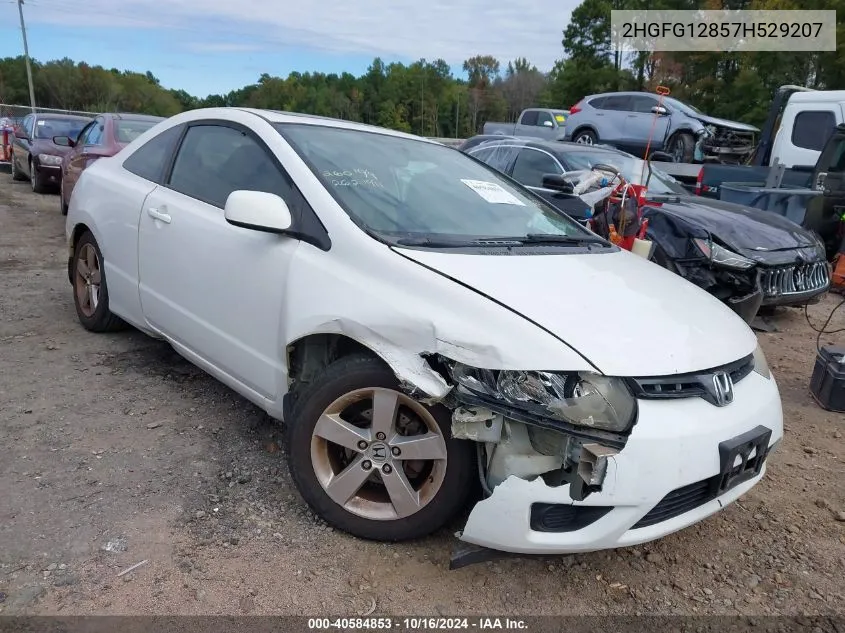 2007 Honda Civic Ex VIN: 2HGFG12857H529207 Lot: 40584853