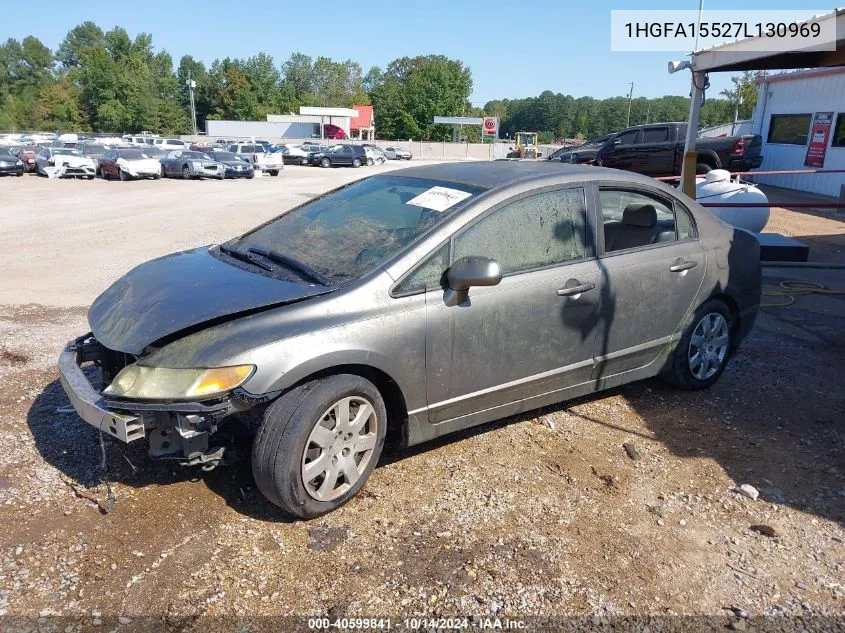 1HGFA15527L130969 2007 Honda Civic Lx