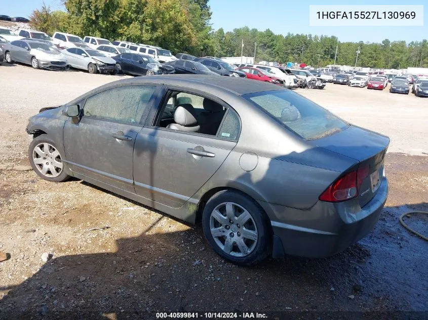 2007 Honda Civic Lx VIN: 1HGFA15527L130969 Lot: 40599841