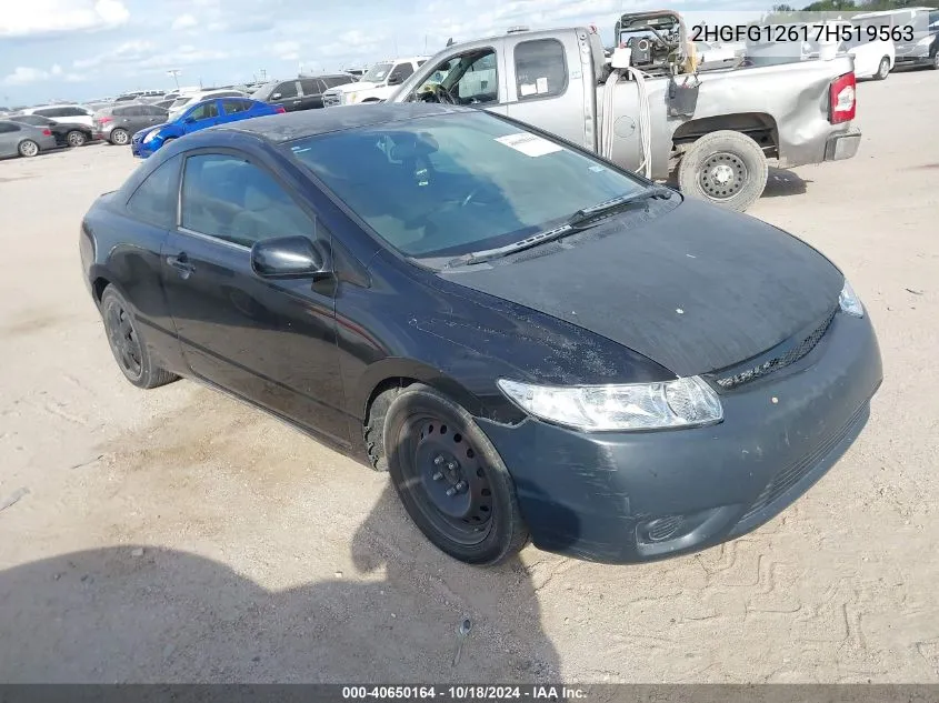 2007 Honda Civic Lx VIN: 2HGFG12617H519563 Lot: 40650164