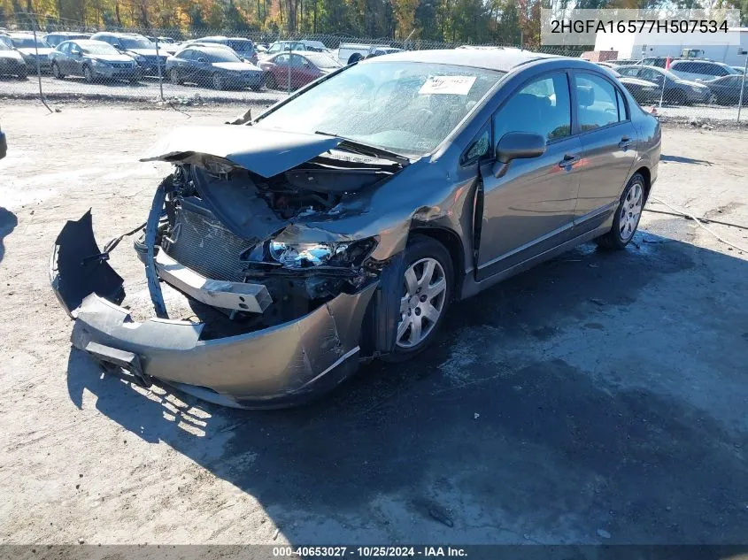 2HGFA16577H507534 2007 Honda Civic Lx