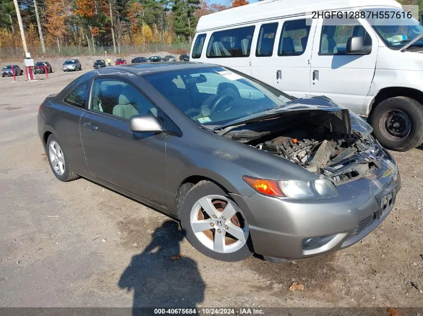 2HGFG12887H557616 2007 Honda Civic Ex