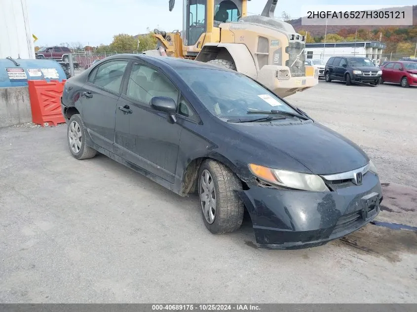 2HGFA16527H305121 2007 Honda Civic Lx