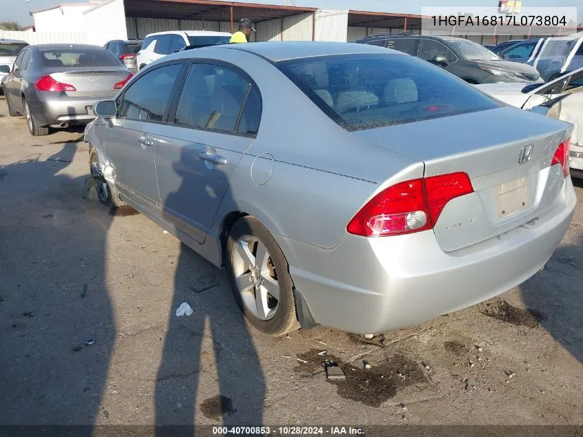 1HGFA16817L073804 2007 Honda Civic Ex