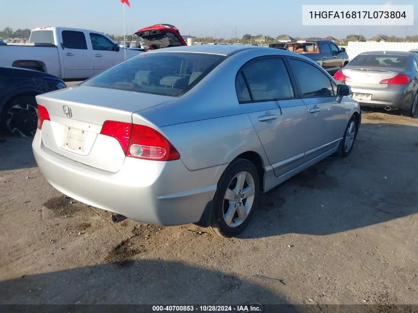 1HGFA16817L073804 2007 Honda Civic Ex