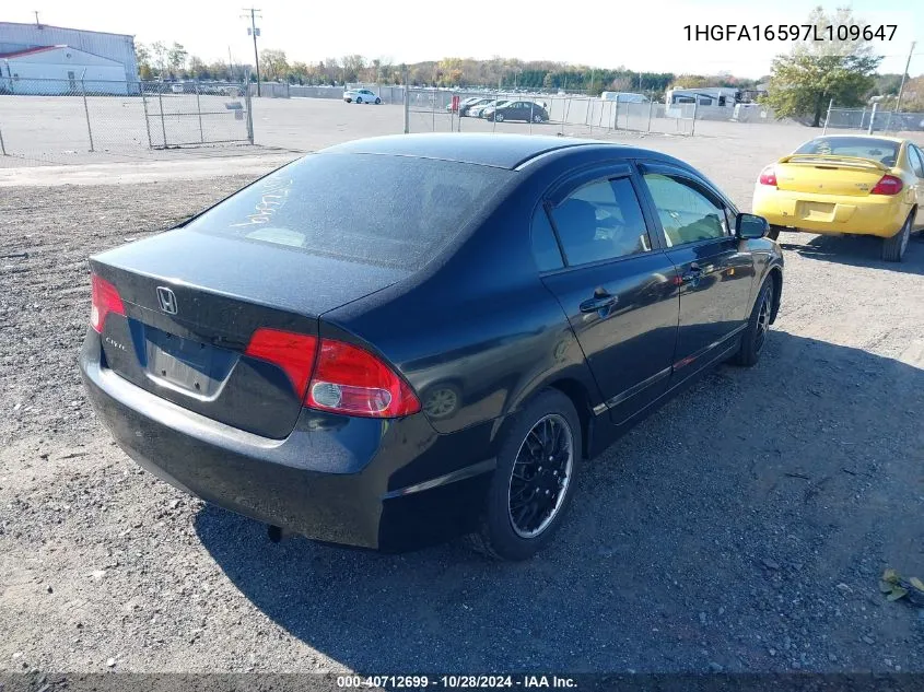 1HGFA16597L109647 2007 Honda Civic Lx