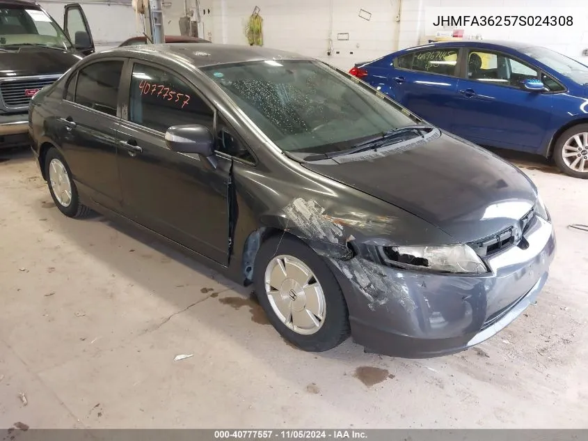 JHMFA36257S024308 2007 Honda Civic Hybrid Hybrid