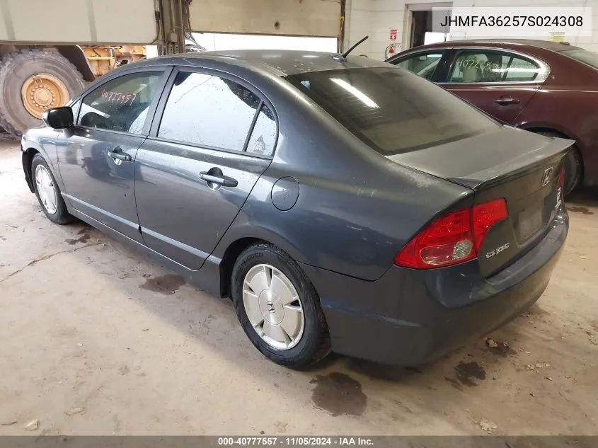 JHMFA36257S024308 2007 Honda Civic Hybrid Hybrid