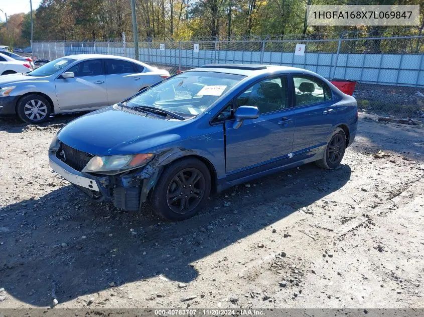 2007 Honda Civic Ex VIN: 1HGFA168X7L069847 Lot: 40783707