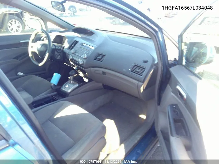 1HGFA16567L034048 2007 Honda Civic Lx