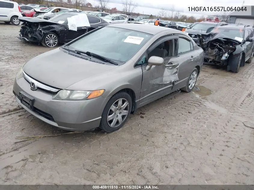 2007 Honda Civic Lx VIN: 1HGFA16557L064044 Lot: 40811510