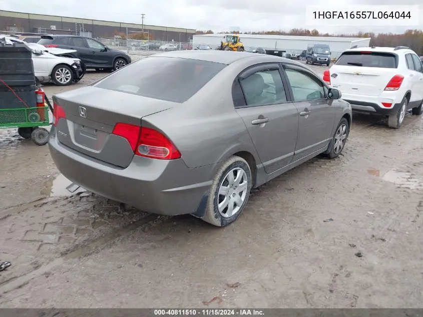 2007 Honda Civic Lx VIN: 1HGFA16557L064044 Lot: 40811510