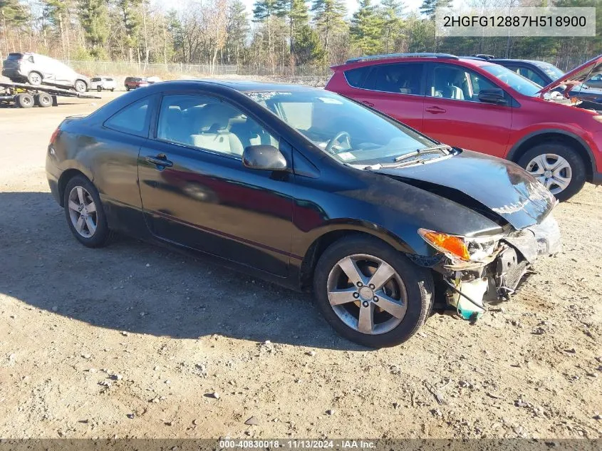 2HGFG12887H518900 2007 Honda Civic Ex