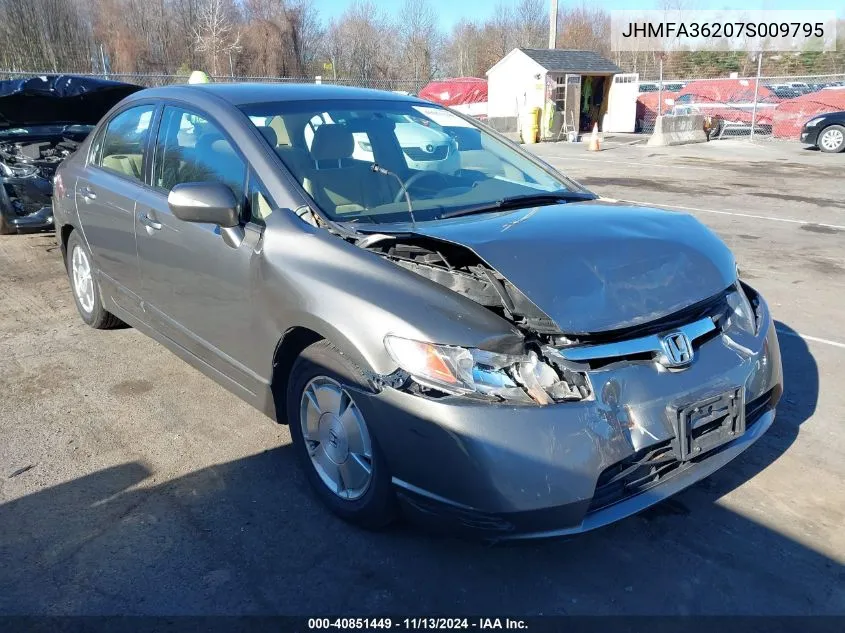 JHMFA36207S009795 2007 Honda Civic Hybrid