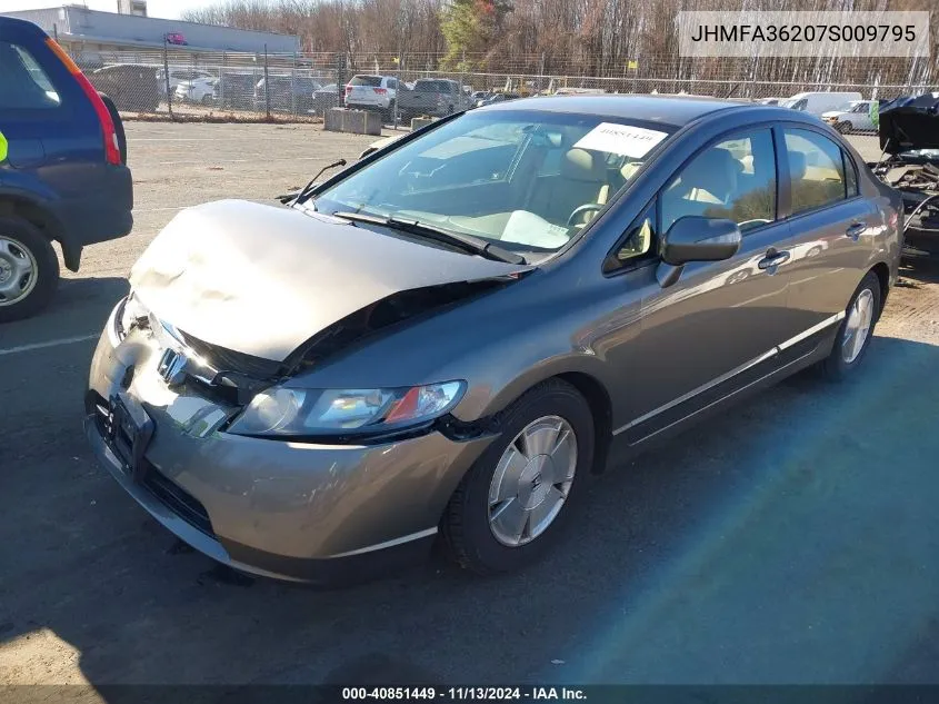 JHMFA36207S009795 2007 Honda Civic Hybrid